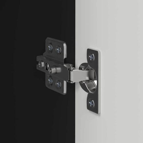 TV стенен шкаф 2 pcs Черно 30 x 31 x 100 см Инженерно дърво