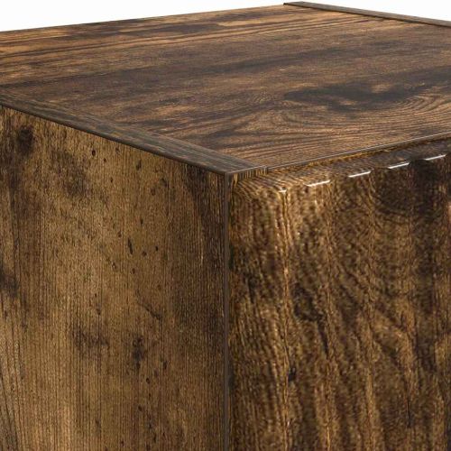 TV стенен шкаф 2 pcs Димян дъб 30 x 31 x 100 см Инженерно дърво