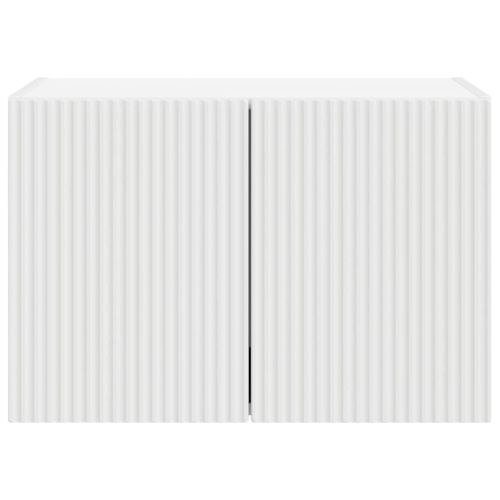 TV стенен шкаф Бяло 59,5 x 31 x 40 см Инженерно дърво