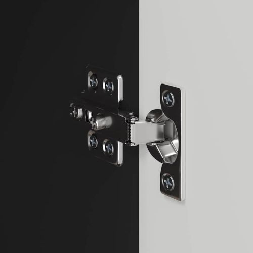 TV стенен шкаф 2 pcs Черно 59,5 x 31 x 40 см Инженерно дърво