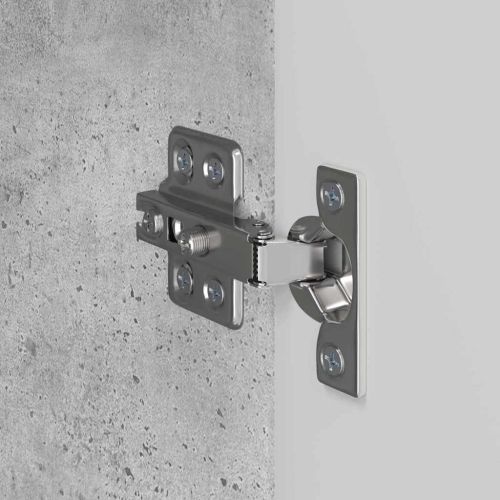 TV стенен шкаф 2 pcs Циментено сиво 59,5 x 31 x 40 см