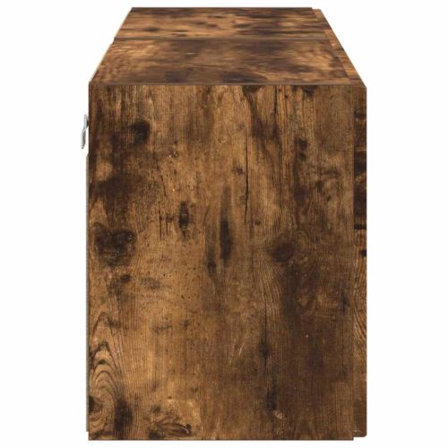 TV стенен шкаф 2 pcs Димян дъб 59,5 x 31 x 40 см