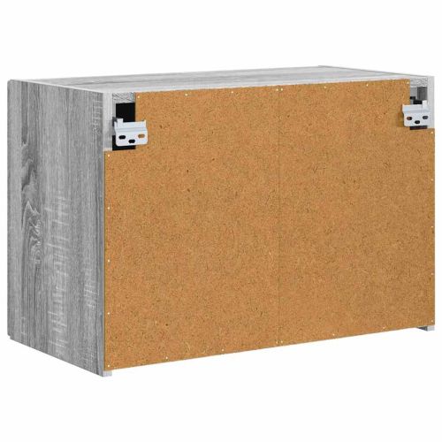 TV стенен шкаф Сив Сонома 59,5 x 31 x 40 см Инженерно дърво