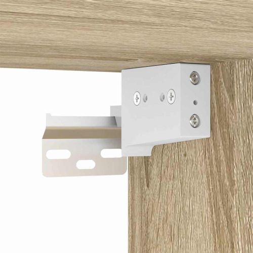 TV стенен шкаф Сонома дъб 59,5 x 31 x 80 см Инженерно дърво