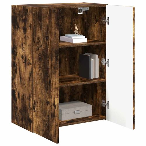 TV стенен шкаф Димян дъб 59,5 x 31 x 80 см Инженерно дърво