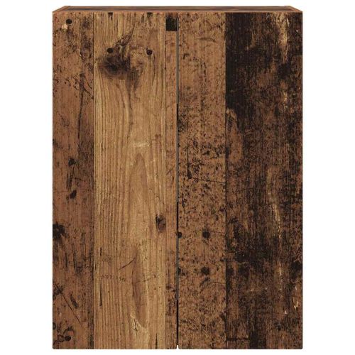 TV стенен шкаф Старо дърво 59,5 x 31 x 80 см Инженерно дърво