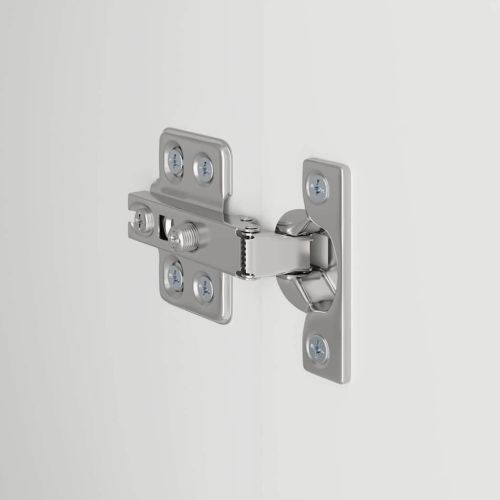 TV стенен шкаф Бяло 59,5 x 31 x 100 см Инженерно дърво