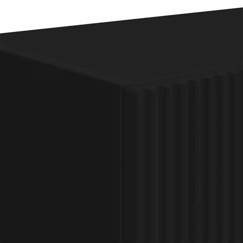 TV стенен шкаф Черно 59,5 x 31 x 100 см Инженерно дърво