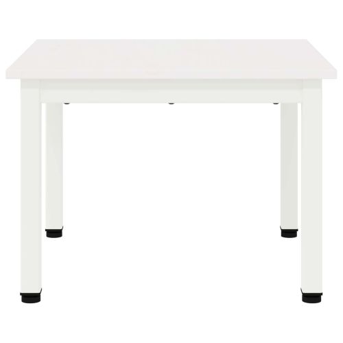 Масичка за кафе Бяло 50 x 50 x 36 см Солидно борово дърво