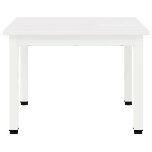 Масичка за кафе Бяло 50 x 50 x 36 см Солидно борово дърво