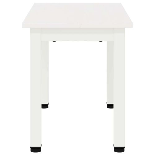 Масичка за кафе Бяло 60 x 30 x 36 cm Солидно борово дърво