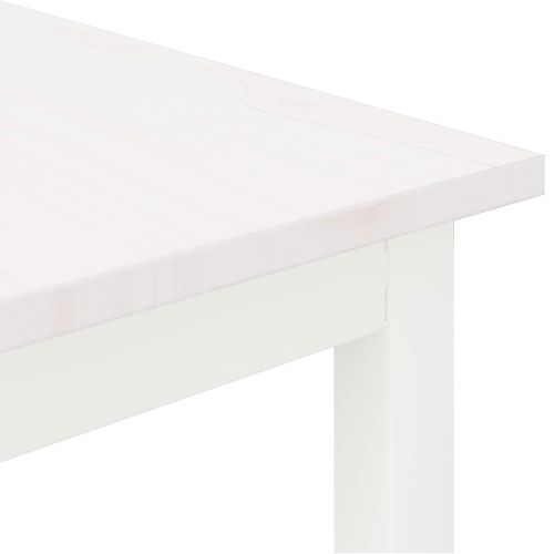 Масичка за кафе Бяло 60 x 50 x 36 см Солидно борово дърво