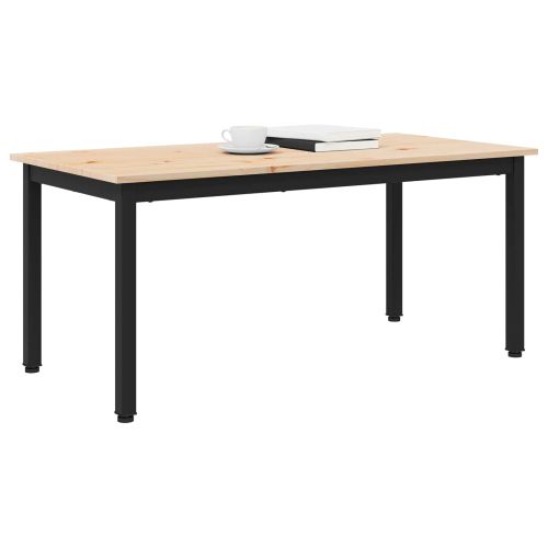 Масичка за кафе Естествен 100 x 50 x 45 cm Солидно борово дърво