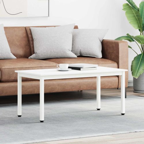 Масичка за кафе Бяло 100 x 50 x 45 cm Солидно борово дърво