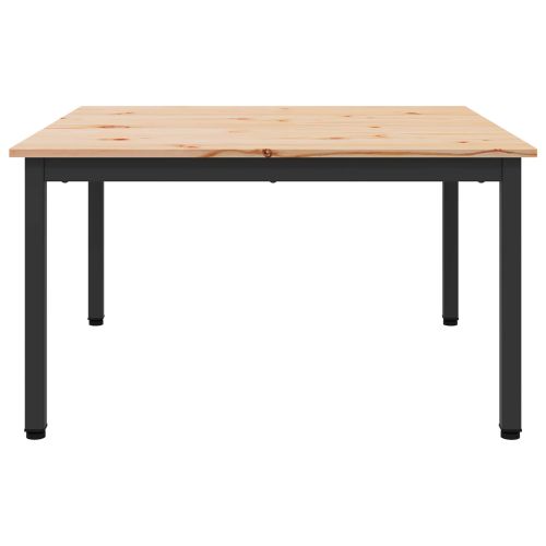 Масичка за кафе Естествен 80 x 80 x 45 cm Солидно борово дърво