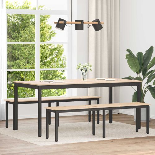 Пейка Естествен 160 x 35 x 45 cm Солидно борово дърво