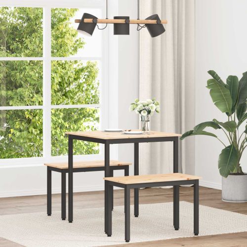 Трапезна маса Естествен 70 x 70 x 75 cm Солидно борово дърво