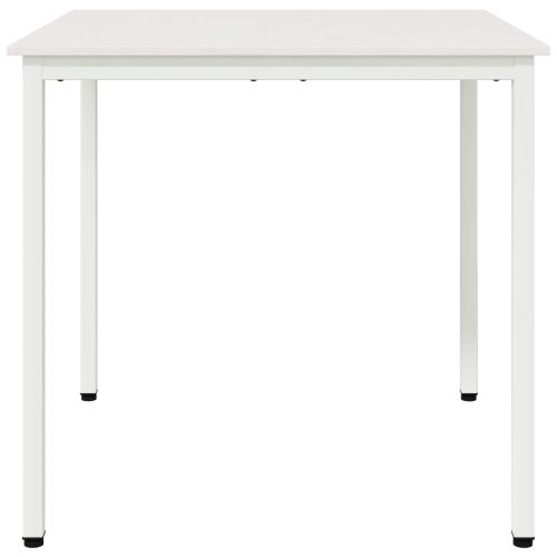Трапезна маса Бяло 80 x 80 x 75 cm Солидно борово дърво