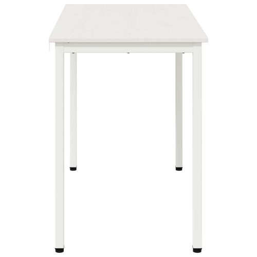 Трапезна маса Бяло 110 x 55 x 75 cm Солидно борово дърво