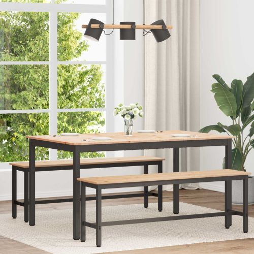 Трапезна маса Естествен 150 x 90 x 75 cm Солидно борово дърво