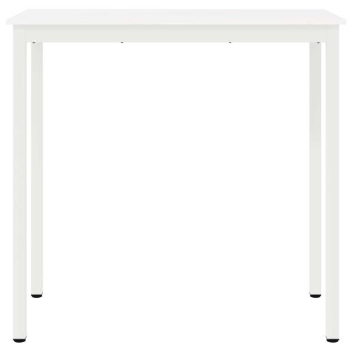 Бар маса Бяло 110 x 55 x 105 см Солидно борово дърво