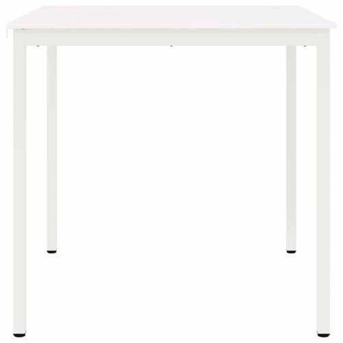 Бар маса Бяло 110 x 55 x 105 см Солидно борово дърво