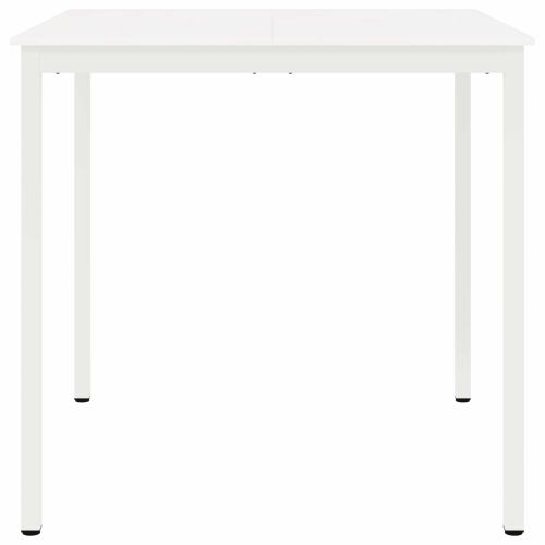 Бар маса Бяло 110 x 55 x 105 см Солидно борово дърво