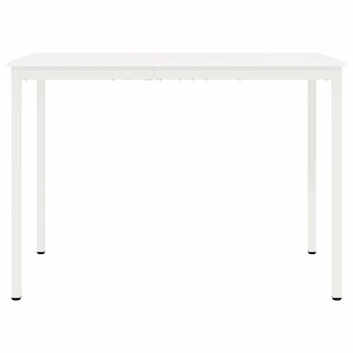 Бар маса Бяло 110 x 55 x 105 см Солидно борово дърво