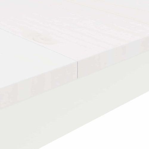 Бар маса Бяло 110 x 55 x 105 см Солидно борово дърво