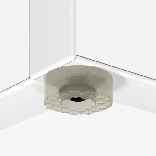 Стойка за чадър Бяло 25 x 24,5 x 64 см Инженерно дърво