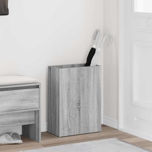 Стойка за чадър Сив Сонома 40 x 20 x 55,5 см Инженерно дърво