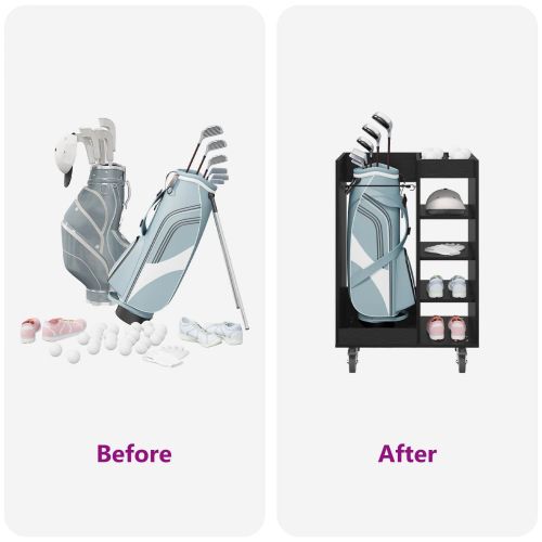 Голф шкаф с колело Едноцветен Черния дъб 65 x 45 x 98 см