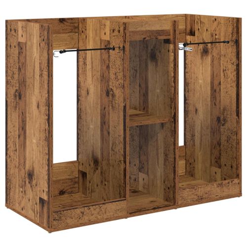 Голф шкаф Едноцветен Старо дърво 102 x 45 x 85,5 см