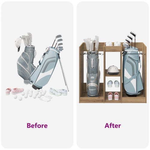 Голф шкаф Едноцветен Дъб 102 x 45 x 85,5 см