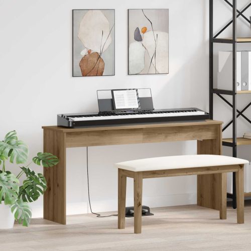 Стойка за клавиатура Дъб 130 x 32 x 64 см Инженерно дърво