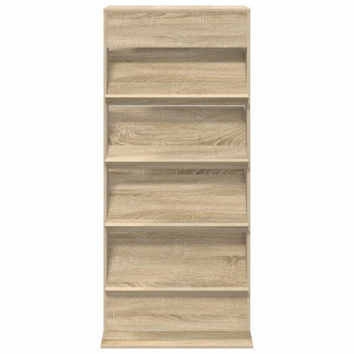 Етажерка за списания с рафт Сонома дъб 70 x 41 x 156 см