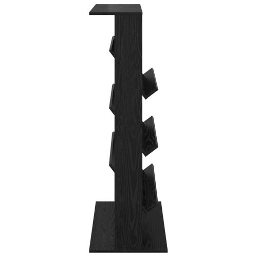 Етажерка за списания с рафт Черния дъб 70 x 41 x 126 см