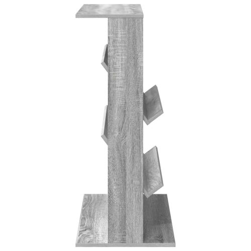 Етажерка за списания Сив Сонома 70 x 41 x 96 см Инженерно дърво