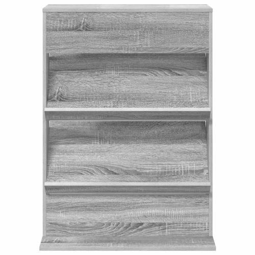 Етажерка за списания Сив Сонома 70 x 41 x 96 см Инженерно дърво