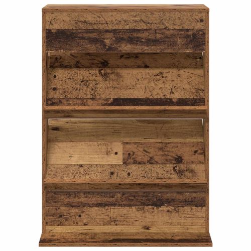 Етажерка за списания с рафт Старо дърво 70 x 41 x 96 см