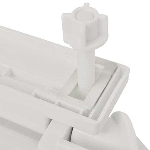 Тоалетна седалка с плавно затваряне, бяла, овална