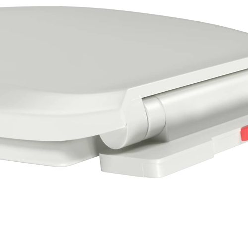 Тоалетна седалка, плавно затваряне, бърз монтаж/демонтаж, бяла