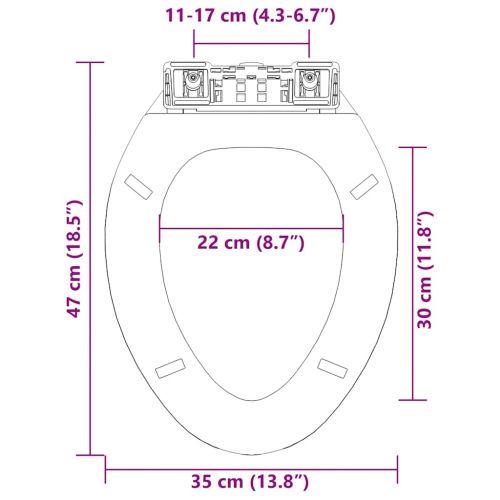 Тоалетна седалка, плавно затваряне, бърз монтаж/демонтаж, бяла