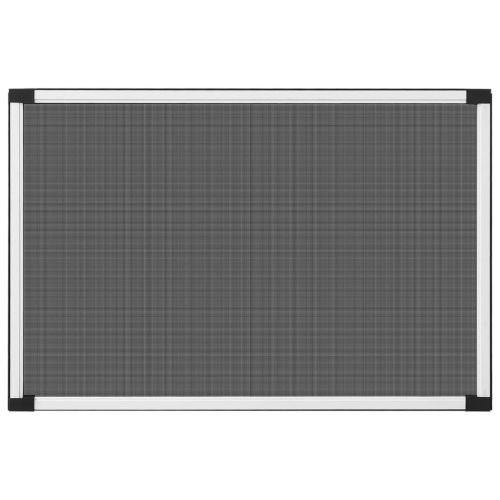 Ролетен комарник за прозорци, бял, (75-143)x50 см