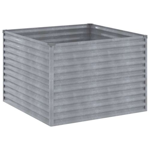 Градинска повдигната леха 100x100x69 см кортенова стомана