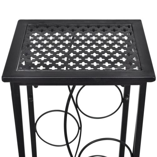 Метална стойка за вино, за 8 бутилки