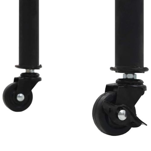 Конзолна маса, МДФ и чамова дървесина, 100x33,5x80 cм