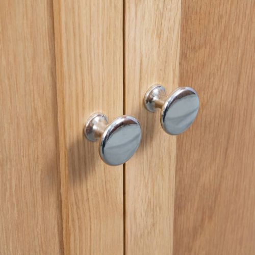 Ъглово шкафче, 80x33,5x78 см, дъбов масив