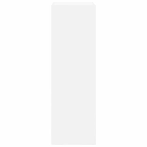 Комплект ТВ шкафове от 6 части, бял, инженерно дърво