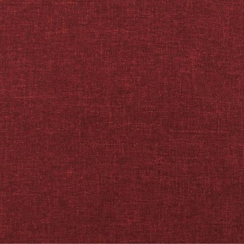 Изправящ масажен стол, виненочервен, текстил